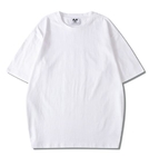 Small Quantity Garment Manufacturer Men'S Short Sleeve Loose Fashion Cotton Drop T Shirt