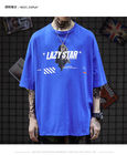 Skateboard High Street Men Streetwear T Shirts Personality Print 3XL Polyester