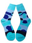 Yoga Pilates Blue Glitter Socks 90% Polyester 10% Spandex