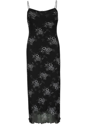 Custom Apparel Manufacture Women'S Printed Suspender Dress One Collar Casual Long Dresses