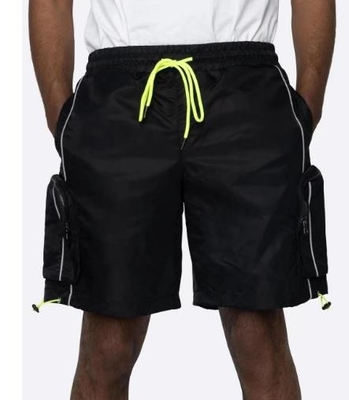 Small Quantity Clothing Manufacturer Men'S Summer Mulit Pocket Cargo Shorts With Drawstring