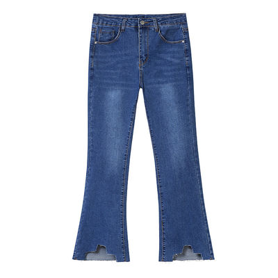 Mid Waist Spandex Cotton XXS To XXS Ladies Jeans