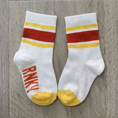 144N 168N 200N Knitted Embroidered Custom Socks Half Hose