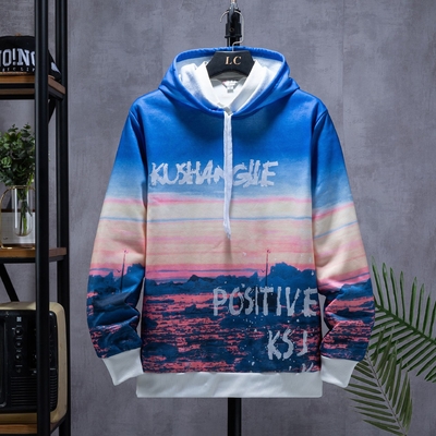 Clothes Men Loose Hoodies For Autunm With Hooded Printing Fashion Clothes