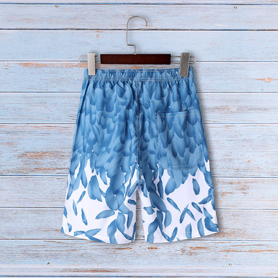 Low Minimum Clothing Manufacturer Men's Shorts Print Quick Dry With Drawstring Lightweight  Pocket Beach Shorts
